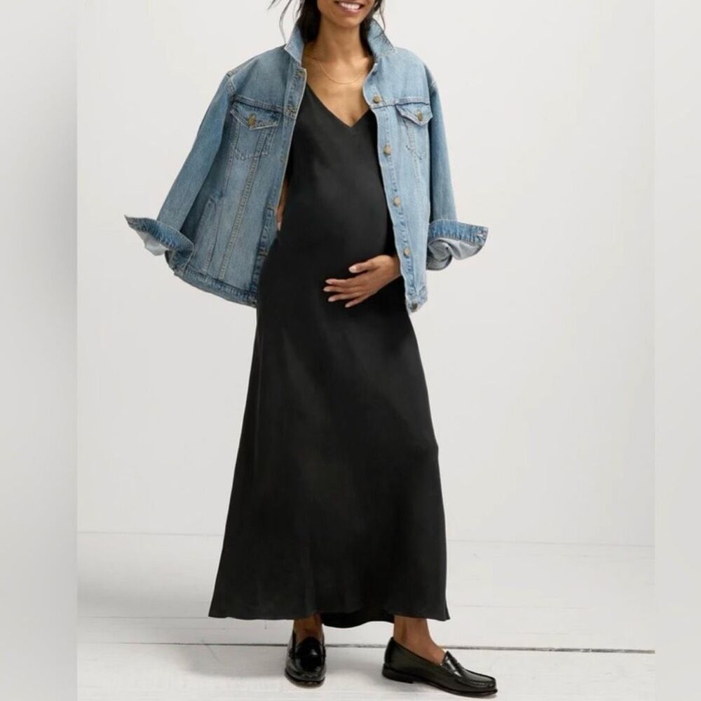 Hatch Black The Ricky Slip Dress 3